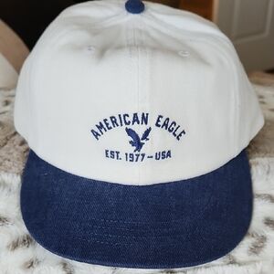 American Eagle Outfitters Navy and White Hat